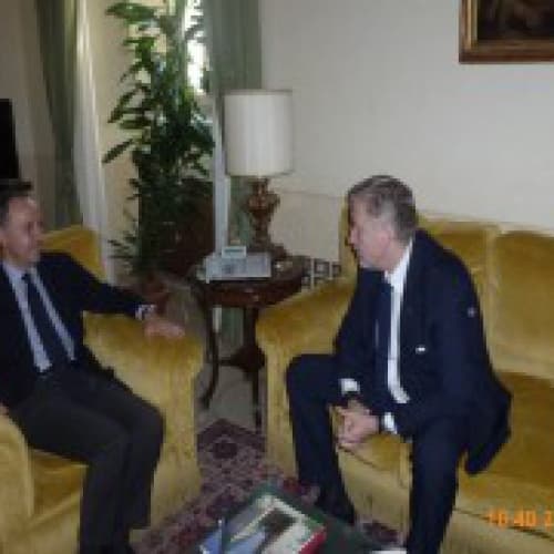 Андрій Гончарук провів зустріч з Дипломатичним радником Голови Ради Міністрів Італії Армандо Варіккіо