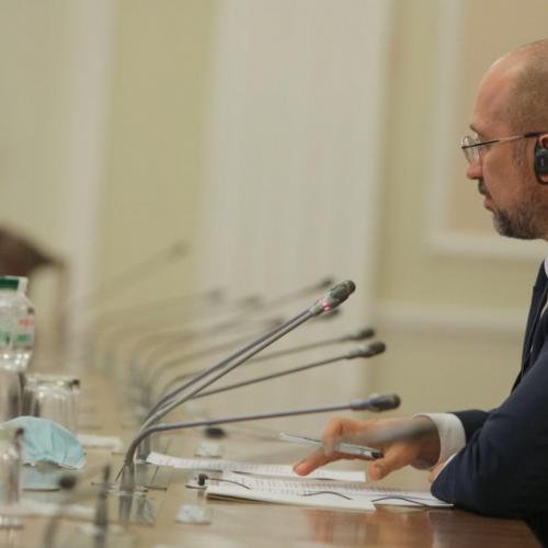 Videoconferenza tra il primo ministro ucraino e il direttore del FMI