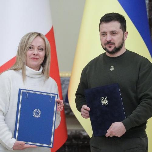 Зеленський обговорив співпрацю з прем'єр-міністром Мелоні