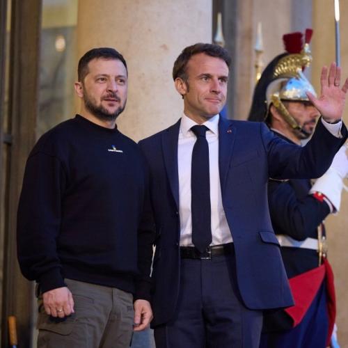 Президент України зустрівся з Президентом Франції в Парижі