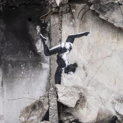 REA recupera opere di Banksy e C215 a Borodyanka